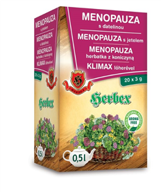 Čaj Menopauza s jetelem 20x3g Herbex