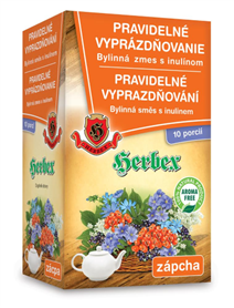 Čaj Pravidelné vyprázdňování s inulinem 20x3g Herbex