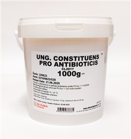 Unguentum constituens pro antibiotika
