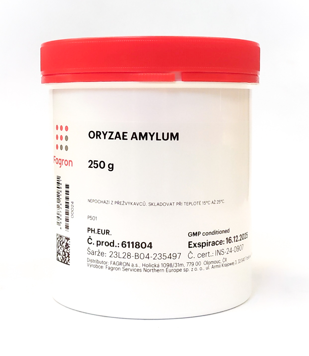 Oryzae Amylum Fagron As 3099