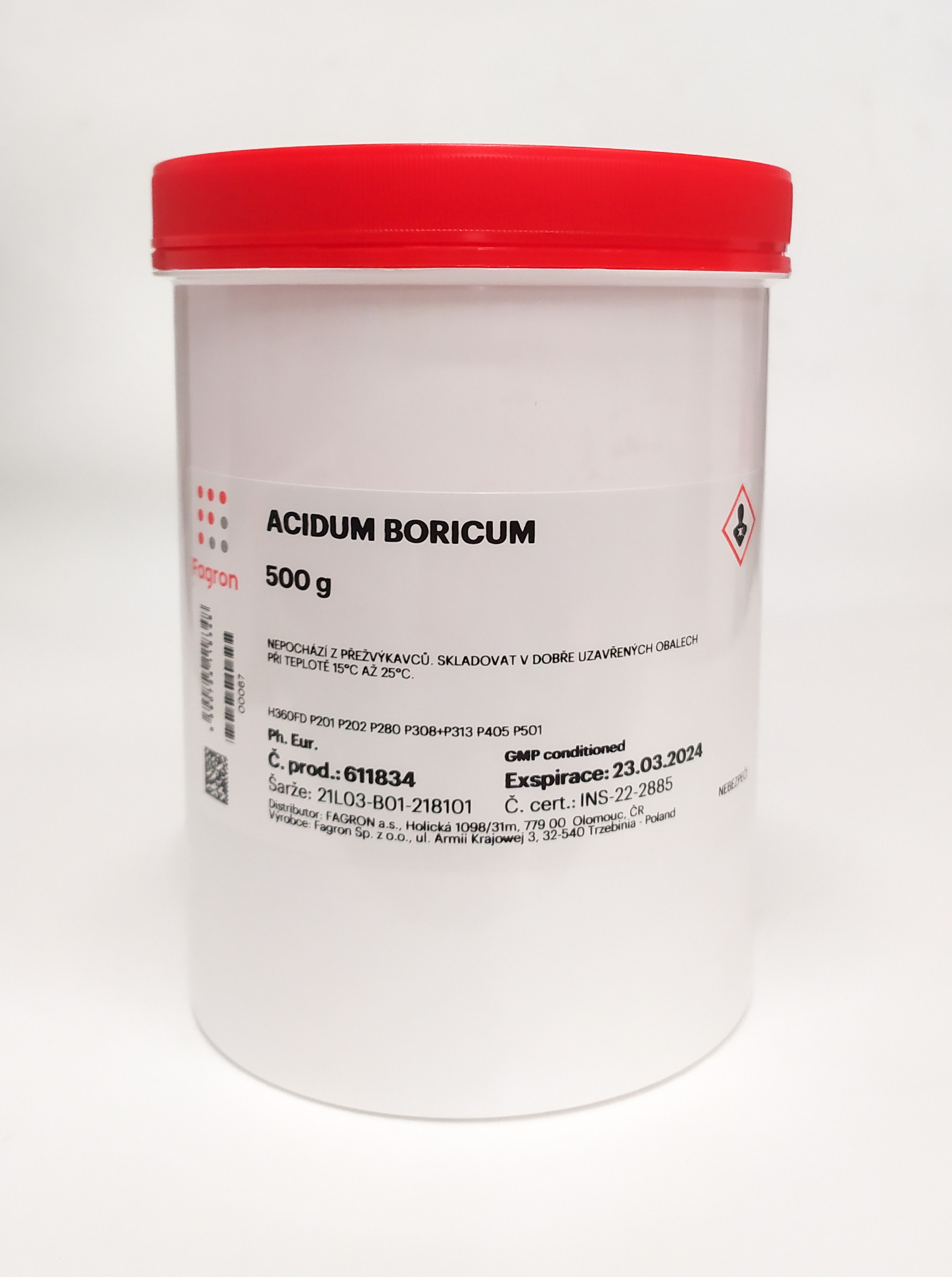 Acidum boricum | Fagron a.s.