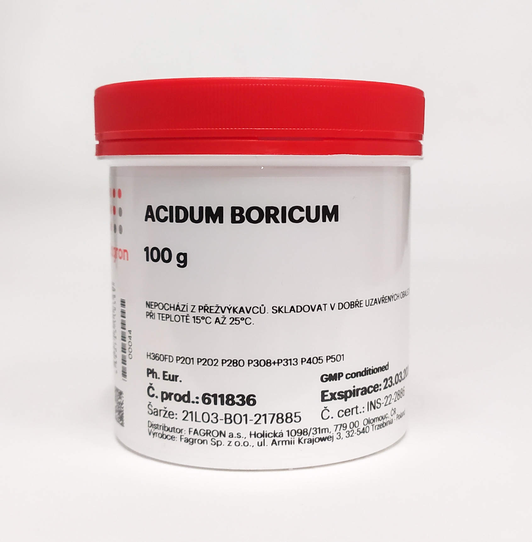 Acidum boricum | Fagron a.s.